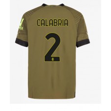 AC Milan Davide Calabria #2 Tredjedrakt 2022-23 Kortermet